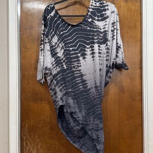 Hard Tail Forever Asymmetrical Off-the-shoulder Dress